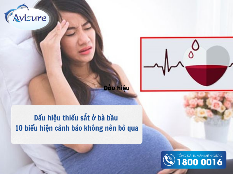 Những dấu hiệu bà bầu thiếu sắt trong thai kỳ